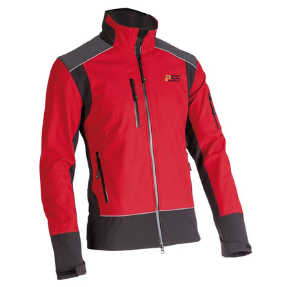 PSS Softshelljacke X-treme Shell rot/schwarz