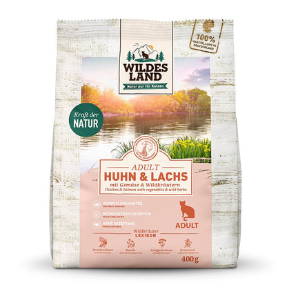 Wildes Land Classic Adult Huhn und Lachs mit Gartengemüse