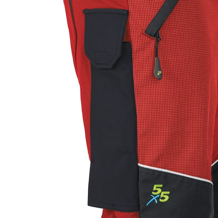 Seitentasche PSS Schnittschutzhose X-treme Vectran rot