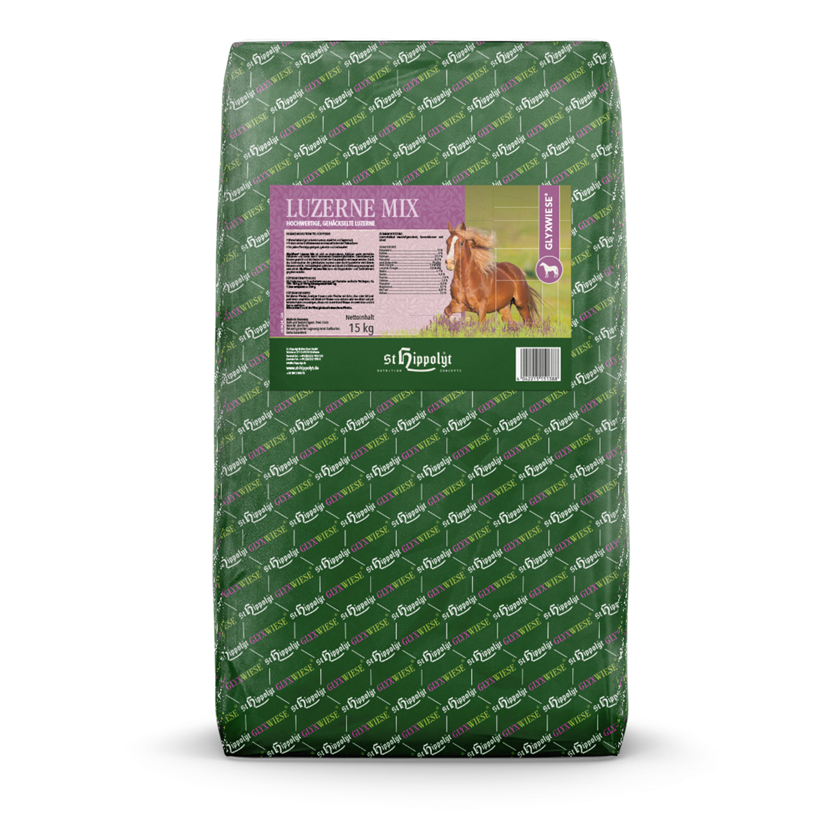 St. Hippolyt Glyx-Wiese Luzerne Mix 15kg im Sack