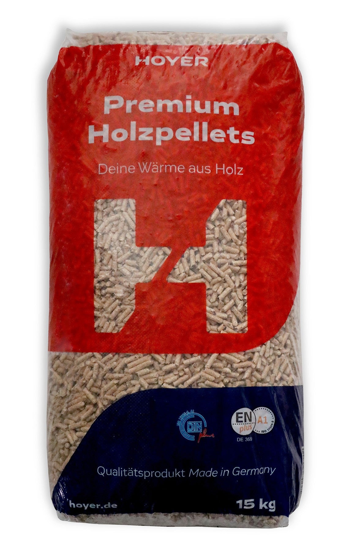 Hoyer Premium Holzpellet, ENplus A1, 15 kg im Sack