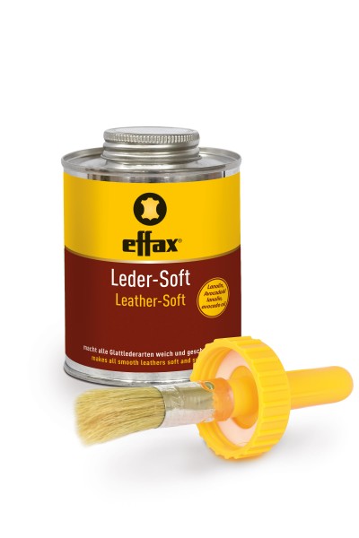 Effax Leder-Soft 475 ml Dose mit Pinsel - Lederpflegeprodukt