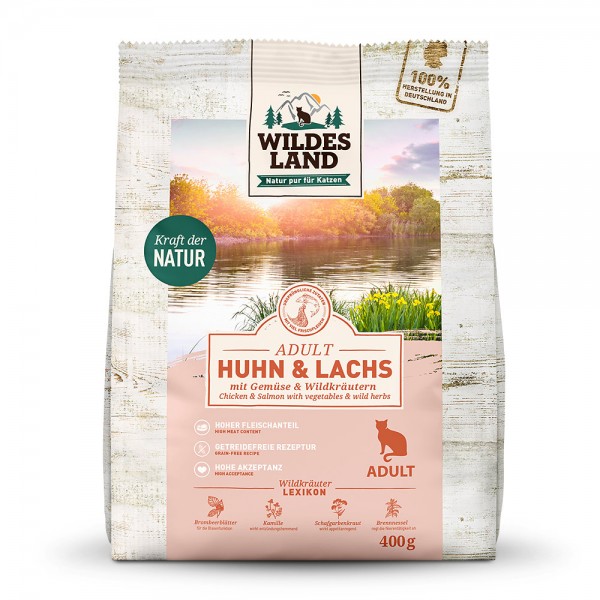 Wildes Land Classic Adult Huhn und Lachs mit Gartengemüse