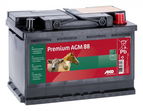 12 Volt Premium AGM Akku, 88 Ah