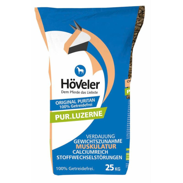 Höveler Pur.Luzerne 25kg - Cobs aus purer Luzerne