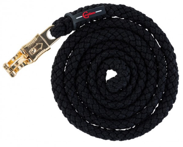 Führstrick TopLine, schwarz Panikhaken