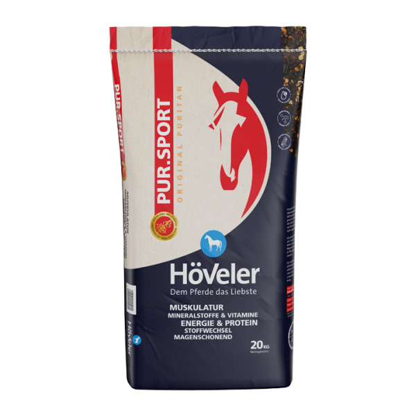 Höveler PUR.SPORT 20kg - getreide- und melassefreies Sportpferdemüsli
