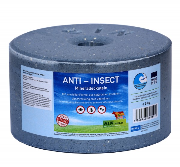 Sin Hellas ANTI-INSECT Mineralleckstein 3kg