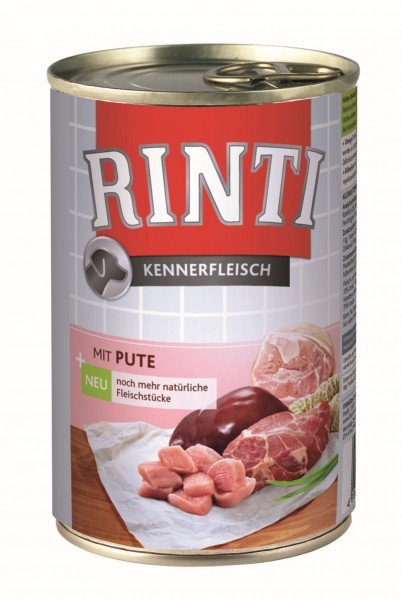 Rinti Kennerfleisch Pute Dose 400g