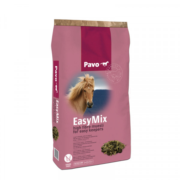Pavo EasyMix - Melasse- und getreidefreies Struktur-Müsli für leichtfuttrige Pferde