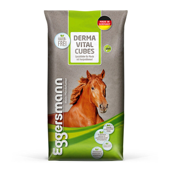 Eggersmann Derma Vital Cubes 25kg - für Pferde mit Haut und Fellproblemen