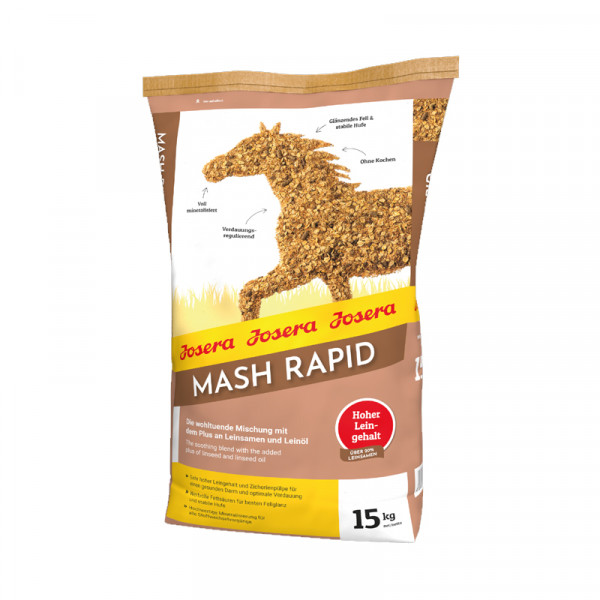 Josera Pferd Mash Rapid 15kg - mit hohen Leinsamenanteil