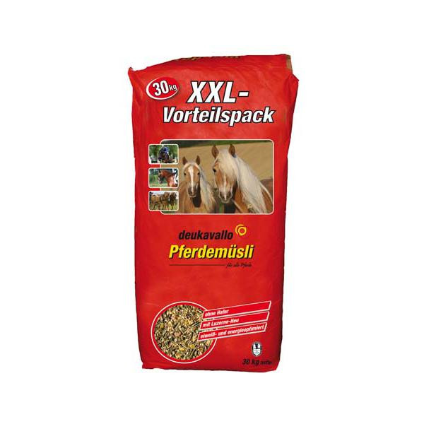 Deukavallo Pferdemüsli XXL 30kg - Ergänzungsfutter für Pferde mit hohem Faseranteil