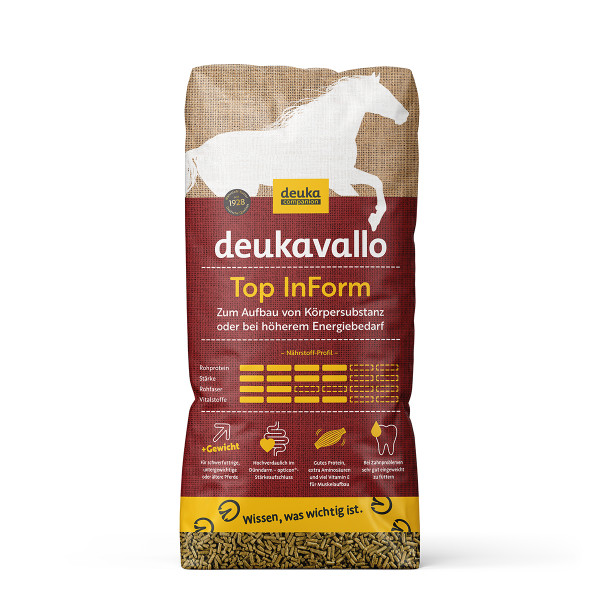 Deukavallo Top InForm 25kg - Kraftfutter für Pferde