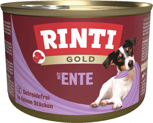 Rinti Dose Gold mit Ente 185g