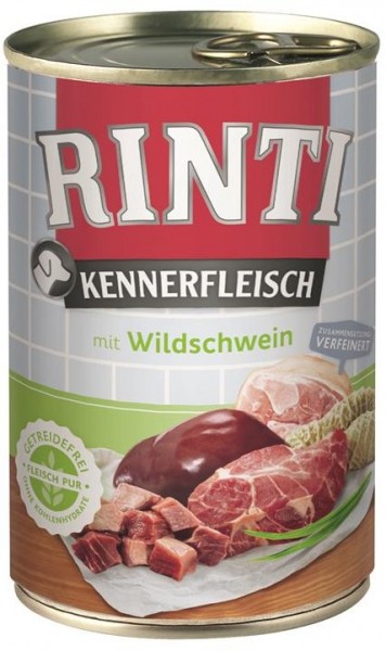 Rinti Kennerfleisch Wildschwein Dose 400g