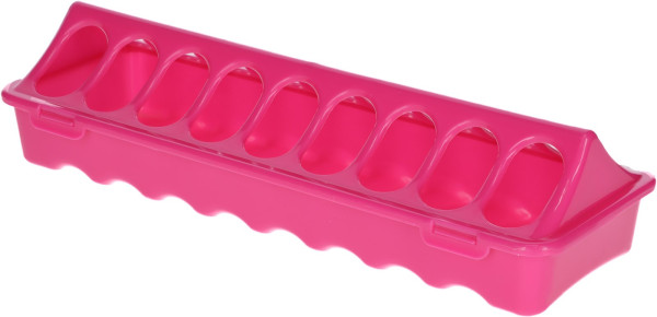 Futtertrog für Küken rosa 9,5x30cm