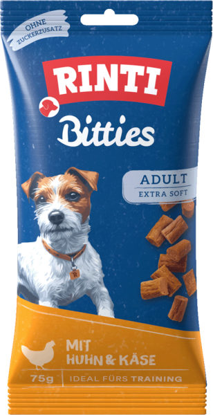 Rinti Bitties Huhn+Käse 75g - Soft Sticks