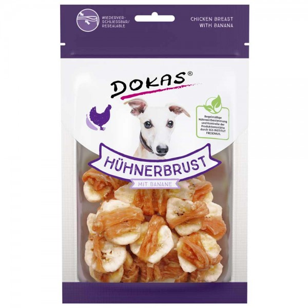 Dokas Hühnerbrust mit Banane in Stückchen 70g