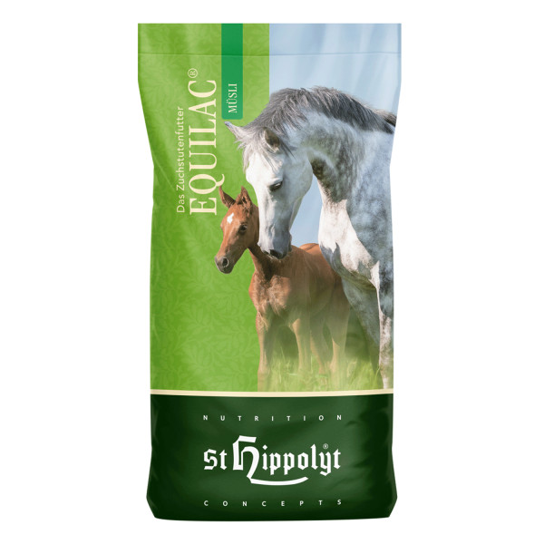 St. Hippolyt Equilac Zuchtmüsli 20kg - bedarfsoptimiertes Müsli für Zuchtstuten