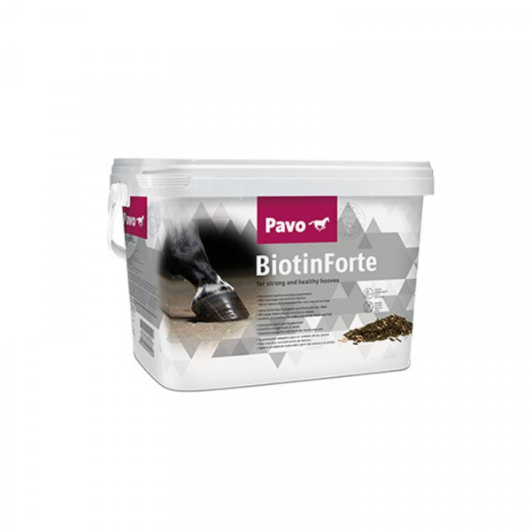 Pavo BiotinForte 3kg - Ergänzungsfuttermittel für Pferde für Hufe und Fell