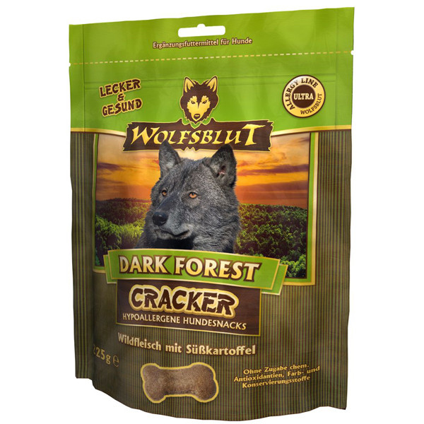 Wolfsblut Snack Cracker Dark Forest 225g - Wild mit Süßkartoffel