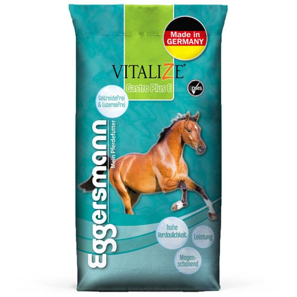Eggersmann Vitalize Gastro Plus E 20kg - getreidefreies Pellet für magenempfindliche Pferde