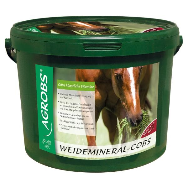Agrobs Weidemineral-Cobs - Mineralfutter für Pferde in der Weidezeit