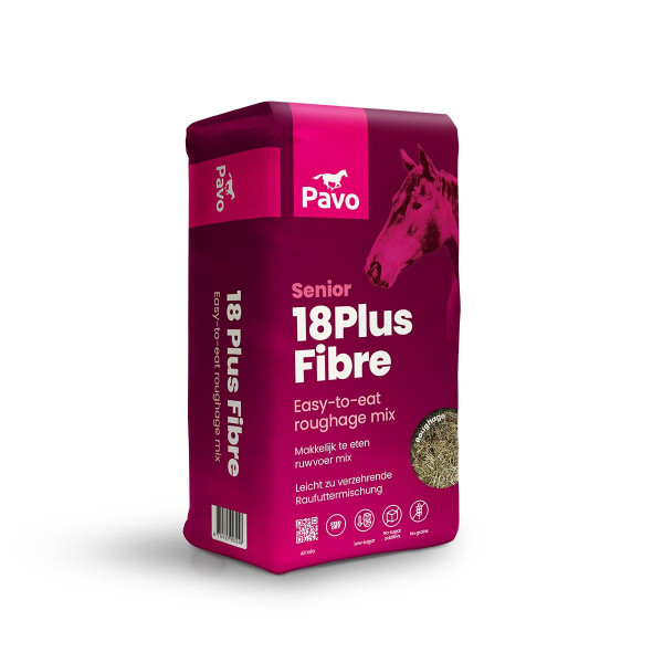 Pavo 18Plus Fibre 12kg - Raufutter für Senioren