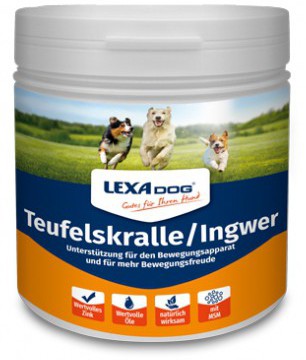 LEXA DOG® Teufelskralle Ingwer 500g Dose