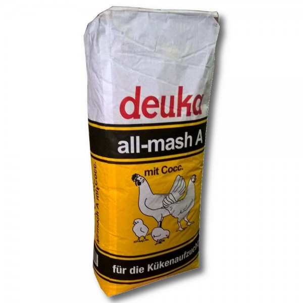 Deuka Allmash A Mehl mit Cocc. 25kg - Kükenaufzuchtfutter