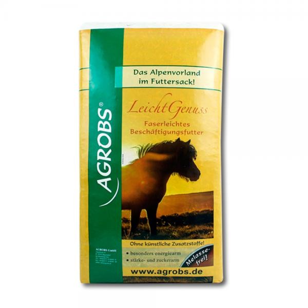 Agrobs LeichtGenuss 15kg - Faserleichtes Beschäftigungsfutter für Pferde