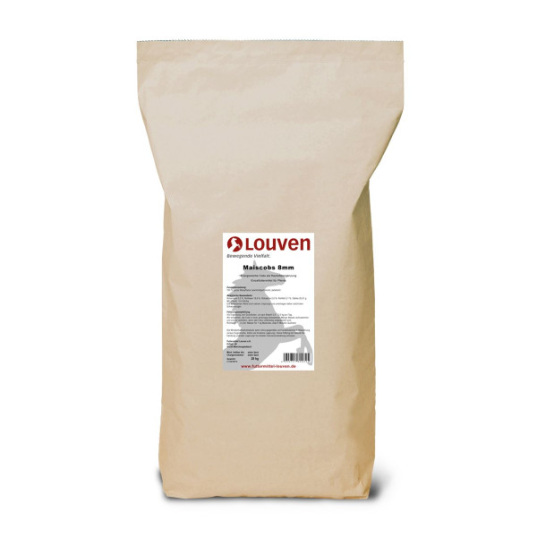 Louven Maiscobs 8mm 20kg - energiereiche Raufutterergänzung für Pferde