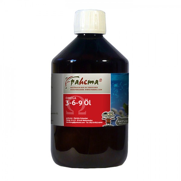 pahema Omega 3-6-9 Öl für Hunde und 250ml | Zusatzfutter Katze | Katze | Tierbedarf | NÖLTGEN