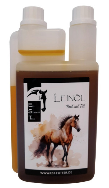 EST Leinöl Dosierflasche 1l