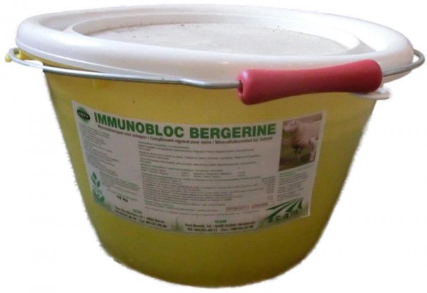 Scar Vital Immunobloc Bergerine Leckeimer für Schafe 15kg