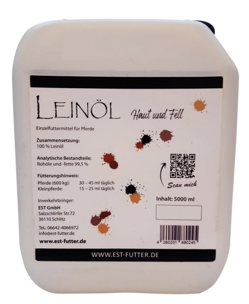 EST Leinöl Kanister 5l