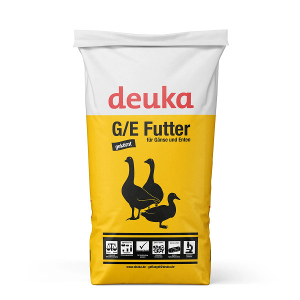 Deuka G/E Futter gekörnt 25kg - Mast- und Reifefutter für Gänse und Enten