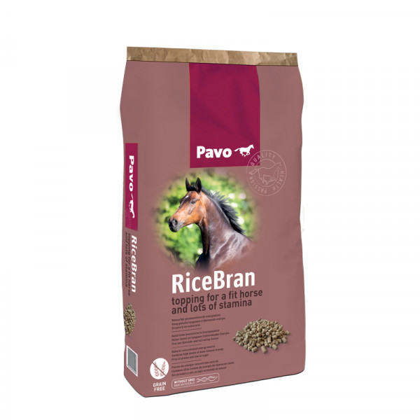 Pavo RiceBran - Natürlicher Energielieferant aus Reiskleie 20 kg