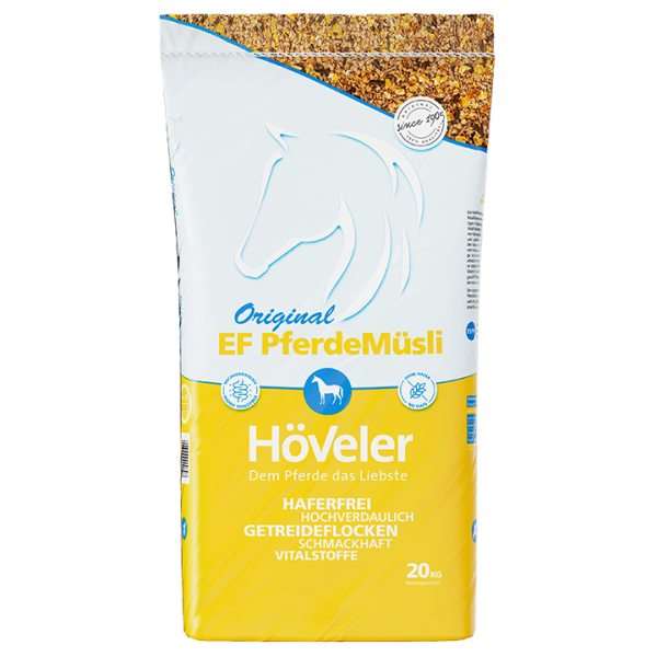 Höveler Original EF-Pferdemüsli 20kg - Haferfreies und hochaufgeschlossenes Müsli