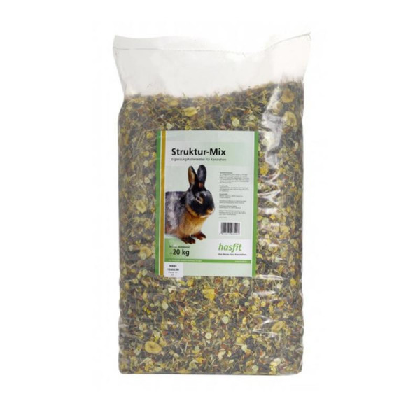 hasfit Struktur-Mix 20kg - Ergänzung der Raufutterration