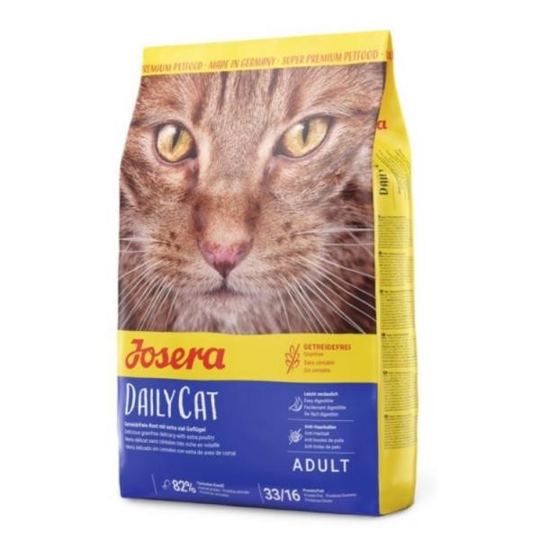 Josera Katze DailyCat - Das getreidefreie Menü für anspruchsvolle Stubentiger
